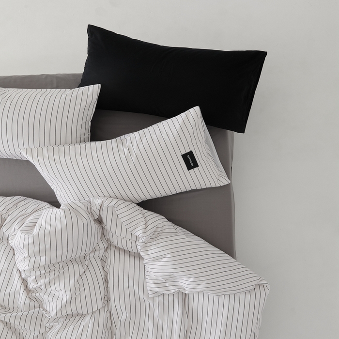 91家纺网 家纺一手货源 找家纺 棉眠 棉眠2025黑川简约条纹系列 南星