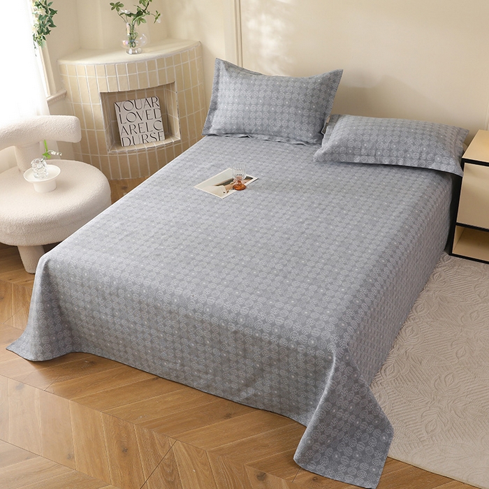 91家纺网 家纺一手货源 找家纺 幸嘉轩2025新款亲肤舒适床单三件套 如梦