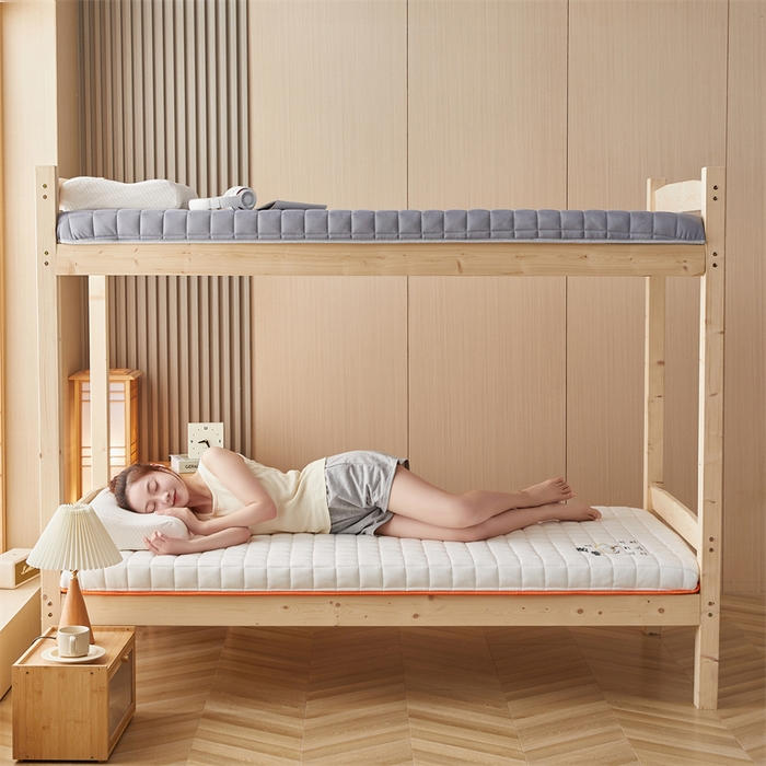 91家纺网 家纺一手货源 找家纺 艺博床垫 2025新款A类原棉棉花床垫--学生款 米白-厚度6cm