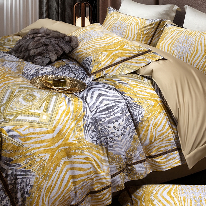 91家纺网 家纺一手货源 找家纺 （总）至爱今生 2025新款亲肤舒适四件套-卡洛娜