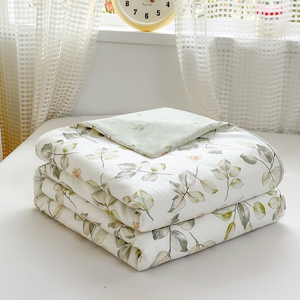 2025新款40支13372全棉印花夏被 春溪