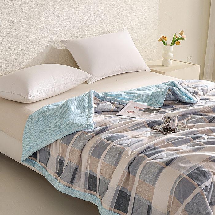 91家纺网 家纺一手货源 找家纺 元元被芯 2025新款亲肤舒适磨毛印花夏被被子被芯 时尚生活