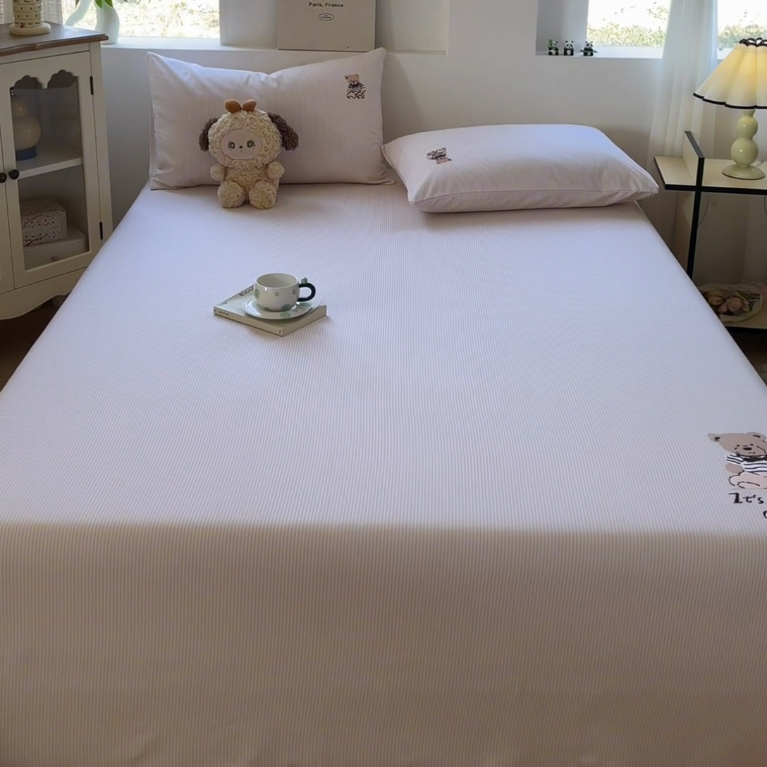 91家纺网 家纺一手货源 找家纺 笙意家纺2025新款全棉老粗布单品单床单 莱卡-米