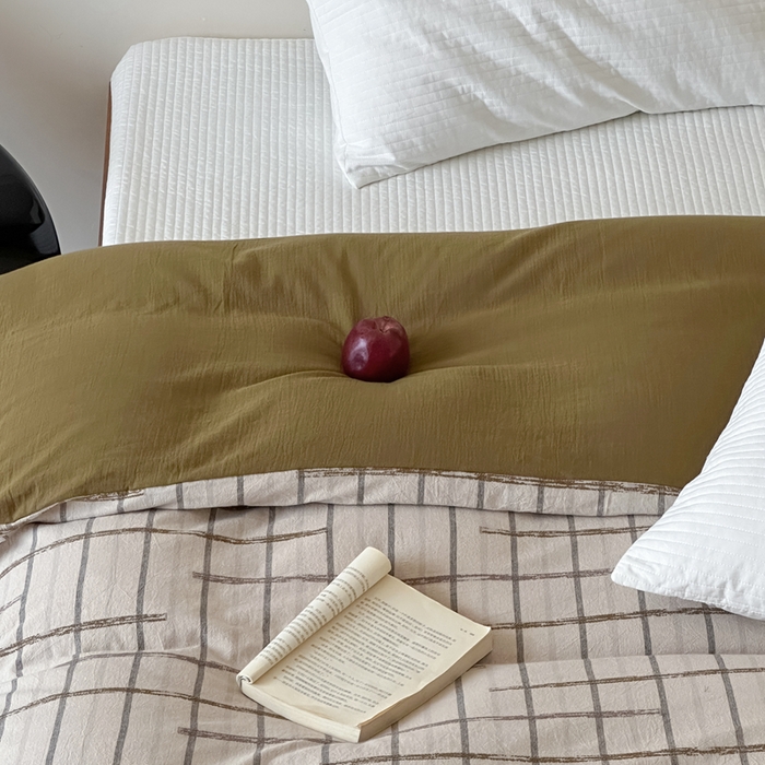 91家纺网 家纺一手货源 找家纺 （总）月夏 2025新款全棉双层纱被套全棉被套单被套