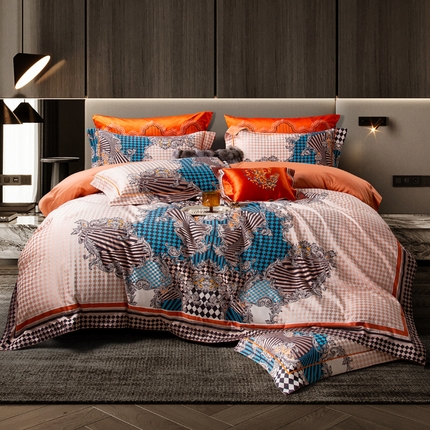 91家纺网 家纺一手货源 找家纺 （总）至爱今生 2025新款亲肤舒适四件套-希思罗