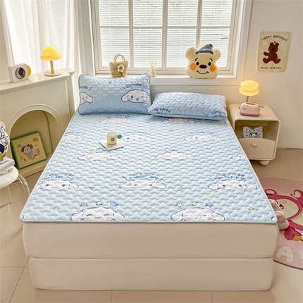 91家纺网 家纺一手货源 找家纺 （总）迪梦思家纺 2025新款A类正版授权卡通印花水洗棉夹棉学生床护垫