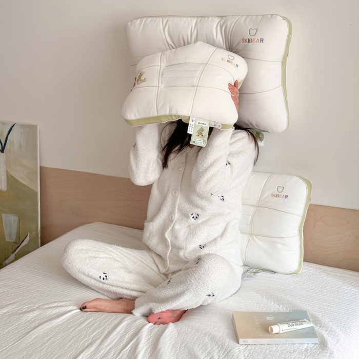 91家纺网 家纺一手货源 找家纺 （总）伟邦2025新款亲子滑板狗决明子枕枕头枕芯