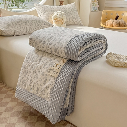 91家纺网 家纺一手货源 找家纺 （总）梦依依 2025新款40支全棉豆豆被大豆被夏被春秋被子被芯 加微信送买家秀