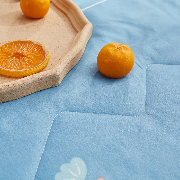 91家纺网 家纺一手货源 找家纺 元元被芯 2025新款亲肤舒适磨毛印花夏被被子被芯 迷你鹿