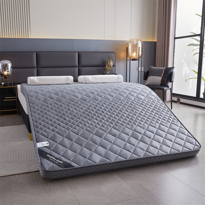 91家纺网 家纺一手货源 找家纺 艺博床垫 2025新款真丝椰棕床垫 高雅灰