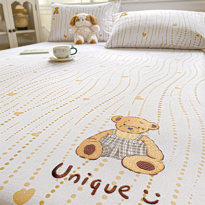 91家纺网 家纺一手货源 找家纺 （总）笙意家纺2025新款全棉老粗布单床笠