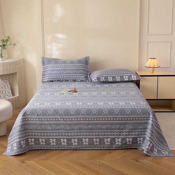 91家纺网 家纺一手货源 找家纺 幸嘉轩2025新款亲肤舒适床单三件套 草莓情