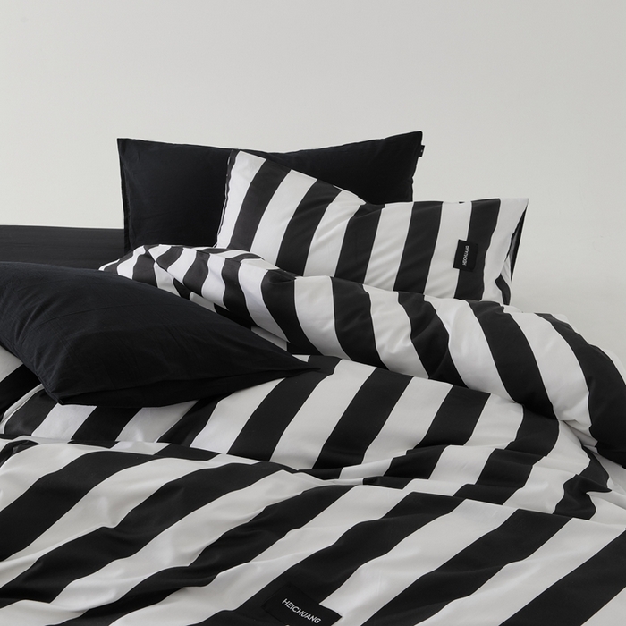 91家纺网 家纺一手货源 找家纺 棉眠 棉眠2025黑川简约条纹系列 玉竹