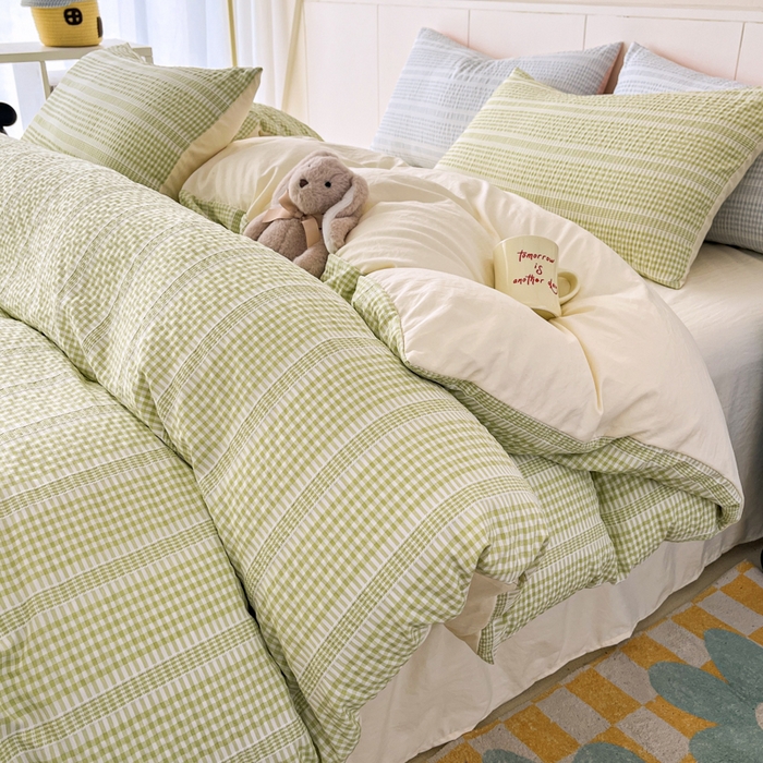 91家纺网 家纺一手货源 找家纺 （总）老K (原美阁） 2025新款亲肤舒适有氧针织棉亲肤四件套