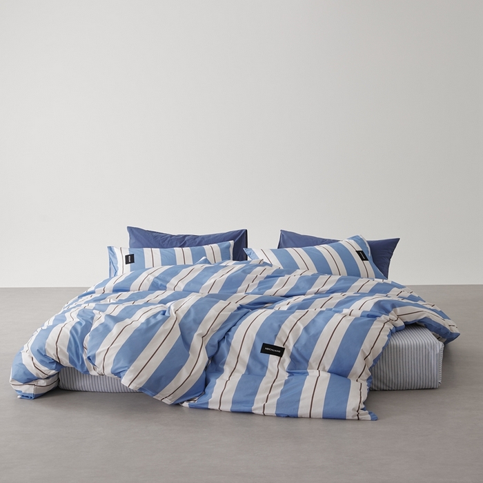 91家纺网 家纺一手货源 找家纺 棉眠 棉眠2025黑川简约条纹系列 琥珀