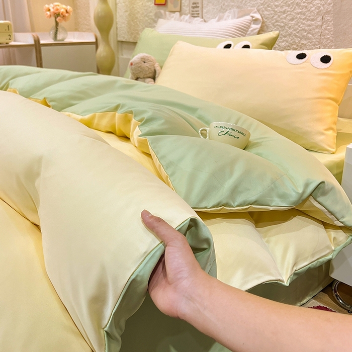 91家纺网 家纺一手货源 找家纺 （总）艾米家居 2025新款水洗真丝大眼睛系列四件套