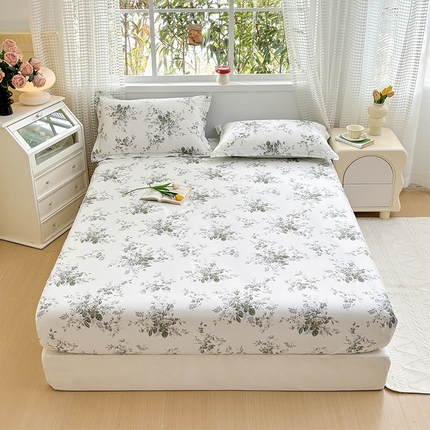 元元被芯 2025新款40支13372全棉印花全棉床笠 若萱