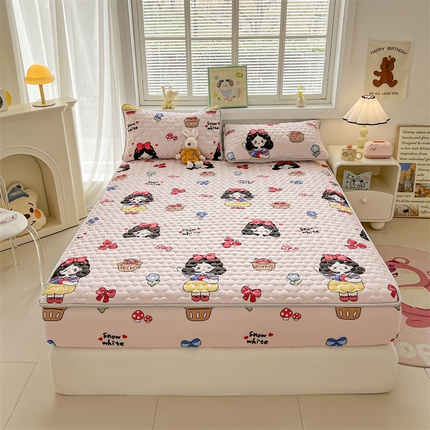 91家纺网 家纺一手货源 找家纺 （总）迪梦思家纺 2025新款A类正版授权卡通印花水洗棉夹棉学生床笠