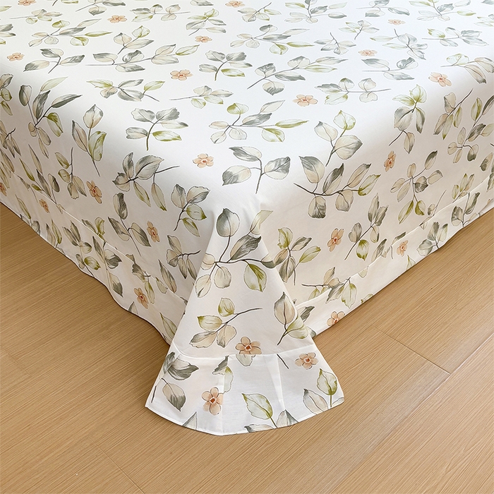 91家纺网 家纺一手货源 找家纺 元元被芯 2025新款40支13372全棉印花全棉床单 春溪