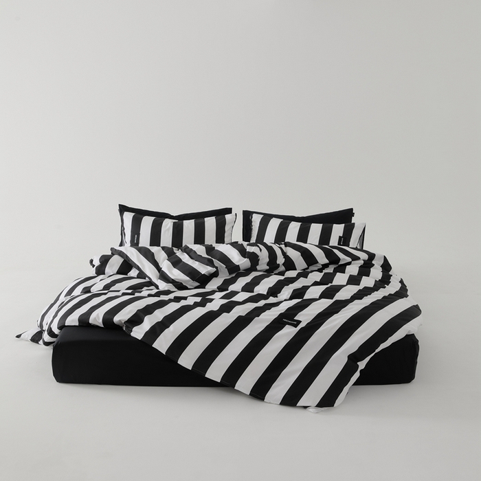 91家纺网 家纺一手货源 找家纺 棉眠 棉眠2025黑川简约条纹系列 玉竹