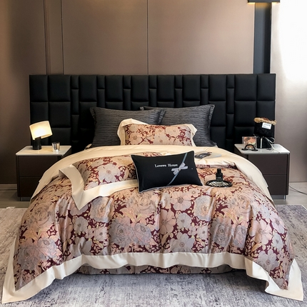 若未家居 LOVEWE HOUSE 2025新款长绒棉数码印花四件套 国韵