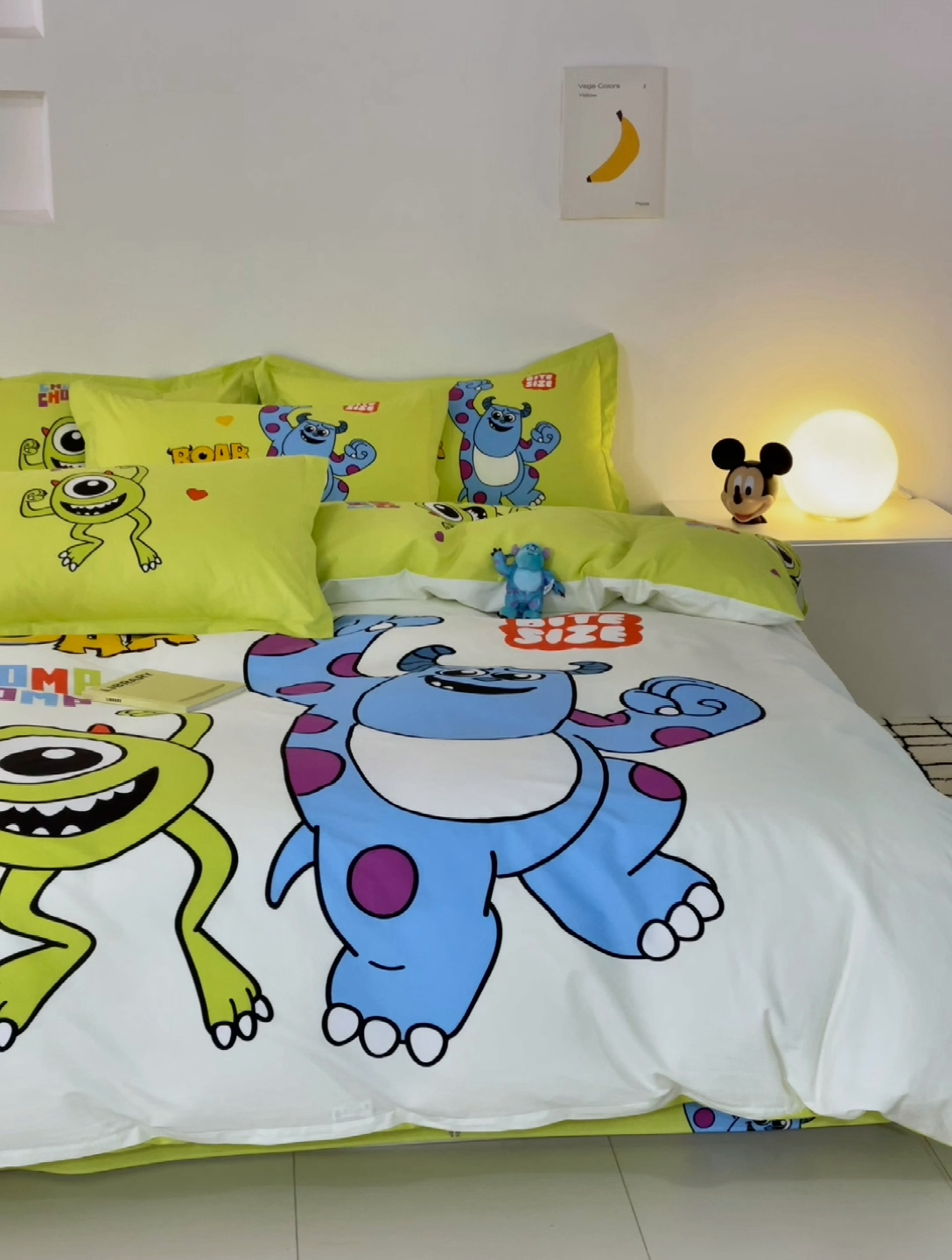 91家纺网 家纺一手货源 找家纺 典曼家纺 2025新款迪士尼大版印花卡通四件套 奥利给米