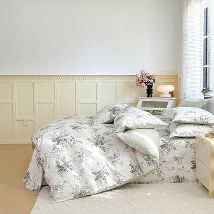 91家纺网 家纺一手货源 找家纺 （总）元元被芯 2025新款40支13372全棉印花全棉三件套