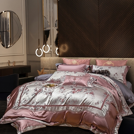 91家纺网 家纺一手货源 找家纺 （总）至爱今生 2025新款亲肤舒适四件套-玫瑰人生