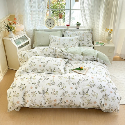 91家纺网 家纺一手货源 找家纺 （总）元元被芯 2025新款40支13372全棉印花全棉四件套