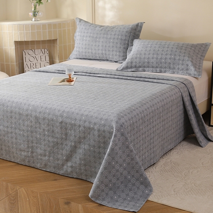 91家纺网 家纺一手货源 找家纺 幸嘉轩2025新款亲肤舒适床单三件套 如梦