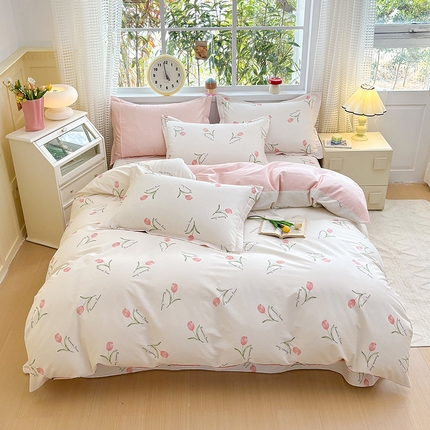 91家纺网 家纺一手货源 找家纺 （总）元元被芯 2025新款40支13372全棉印花全棉四件套