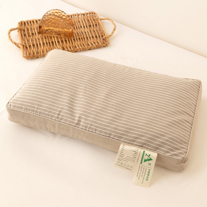 91家纺网 家纺一手货源 找家纺 （总）花瓣语家纺 2025新款全棉水洗棉荞麦枕头枕芯