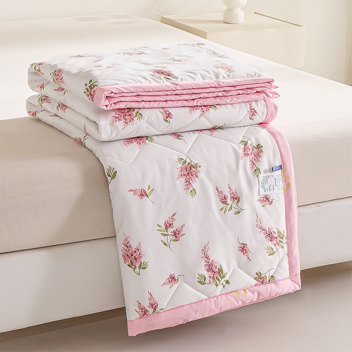 91家纺网 家纺一手货源 找家纺 元元被芯 2025新款亲肤舒适磨毛印花夏被被子被芯 盛夏