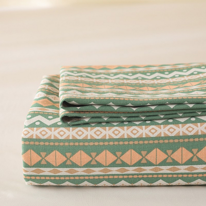 91家纺网 家纺一手货源 找家纺 幸嘉轩2025新款亲肤舒适床单三件套 雅梦静