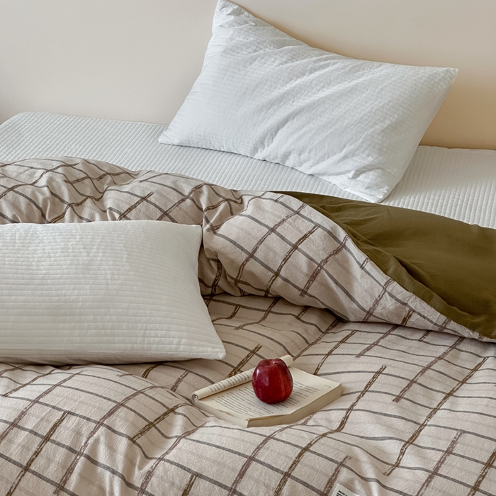 91家纺网 家纺一手货源 找家纺 （总）月夏 2025新款全棉双层纱被套全棉被套单被套