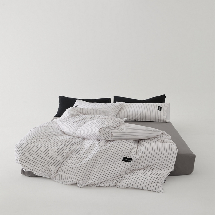 91家纺网 家纺一手货源 找家纺 棉眠 棉眠2025黑川简约条纹系列 南星