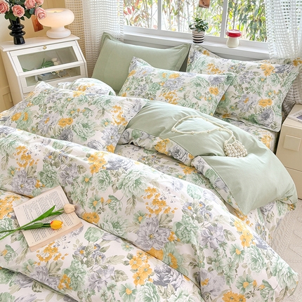 91家纺网 家纺一手货源 找家纺 （总）元元被芯 2025新款40支13372全棉印花全棉被套