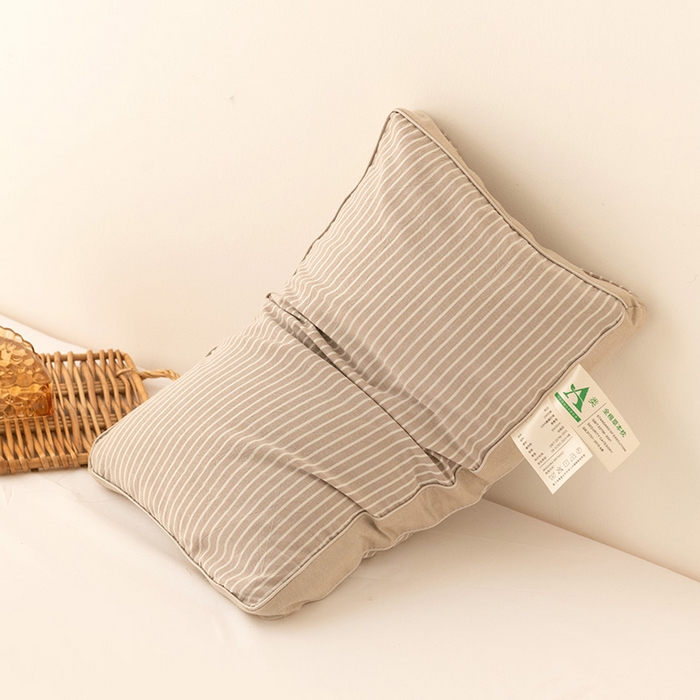 91家纺网 家纺一手货源 找家纺 （总）花瓣语家纺 2025新款全棉水洗棉荞麦枕头枕芯