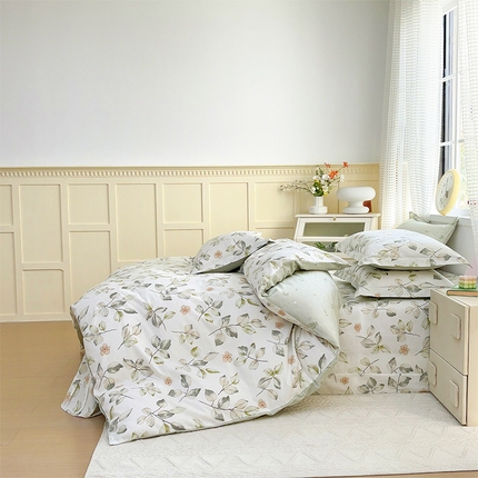 91家纺网 家纺一手货源 找家纺 （总）元元被芯 2025新款40支13372全棉印花全棉三件套