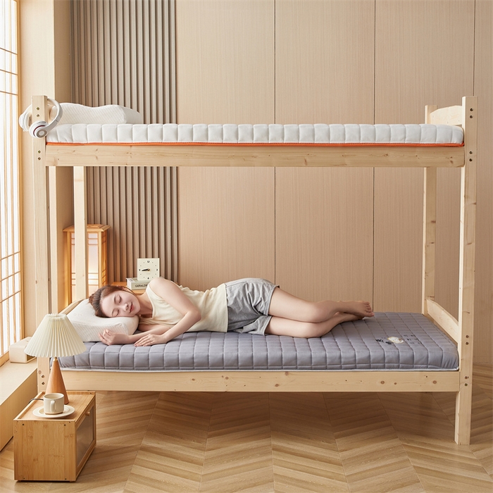 91家纺网 家纺一手货源 找家纺 艺博床垫 2025新款A类原棉棉花床垫--学生款 绅士灰-厚度6cm