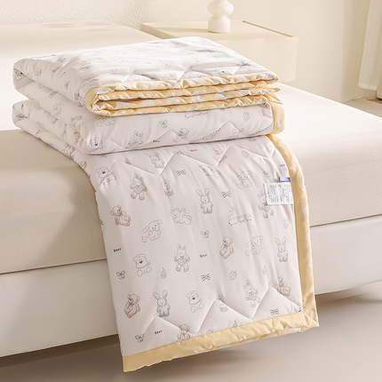 91家纺网 家纺一手货源 找家纺 （总）元元被芯 2025新款亲肤舒适磨毛印花夏被被子被芯