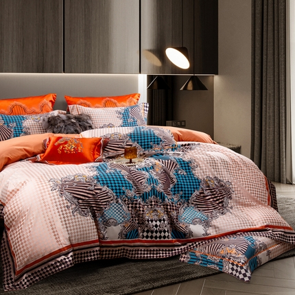 91家纺网 家纺一手货源 找家纺 （总）至爱今生 2025新款亲肤舒适四件套-希思罗,希思罗