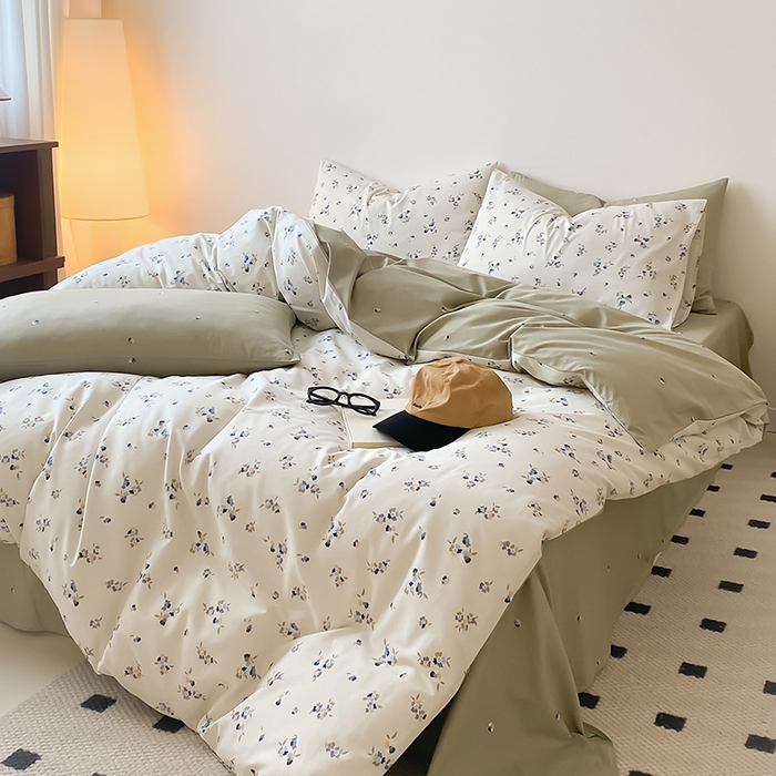 91家纺网 家纺一手货源 找家纺 慕希家纺 2025新款全棉13372印花四件套 扶摇