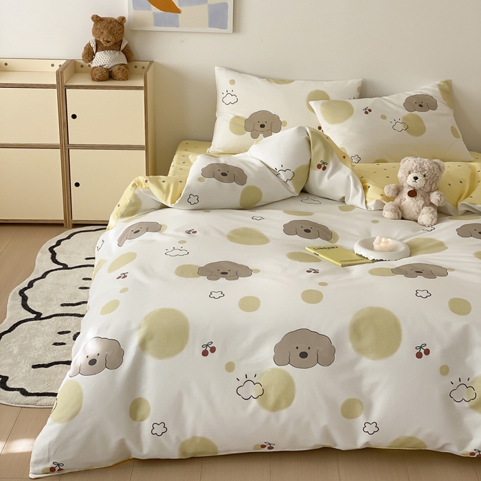 91家纺网 家纺一手货源 找家纺 慕希家纺 2025新款全棉13372印花四件套 海盐幻想