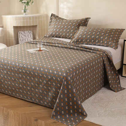 91家纺网 家纺一手货源 找家纺 幸嘉轩2025新款亲肤舒适床单三件套 摩尔比