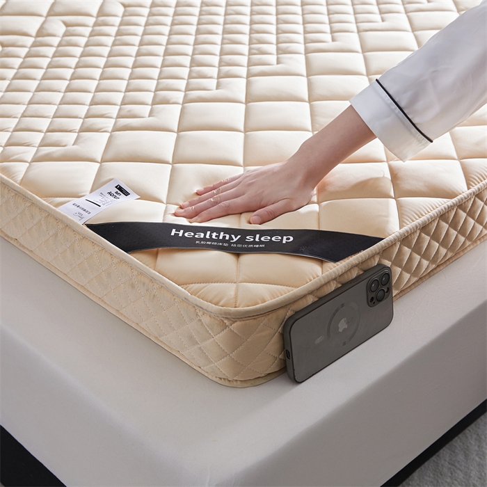 91家纺网 家纺一手货源 找家纺 艺博床垫 2025新款真丝椰棕床垫 金典驼