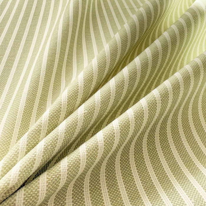 91家纺网 家纺一手货源 找家纺 简宜家居 2025新款宽边纯棉全棉老粗布床单 条纹-绿野宽边