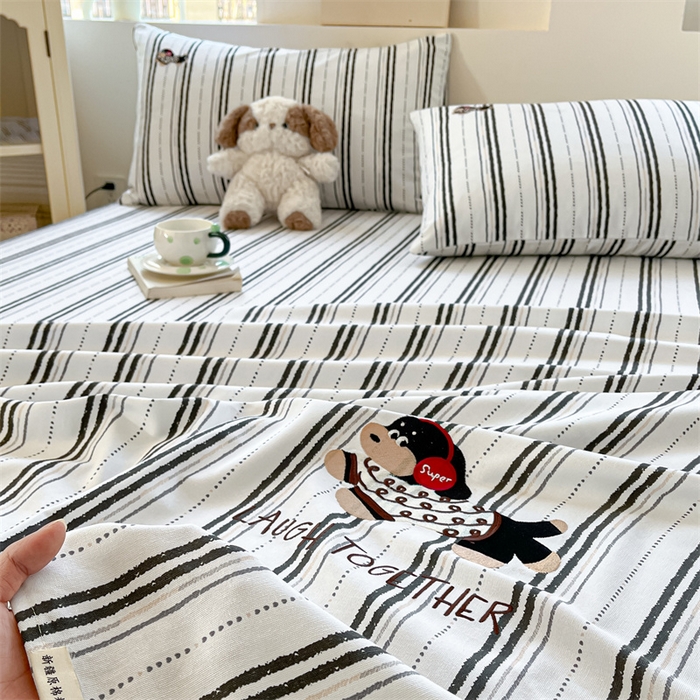 91家纺网 家纺一手货源 找家纺 （总）笙意家纺2025新款全棉老粗布单品单床单