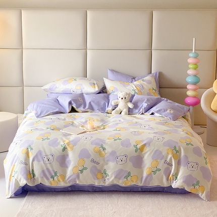 91家纺网 家纺一手货源 找家纺 （总）慕希家纺 2025新款全棉13372印花四件套