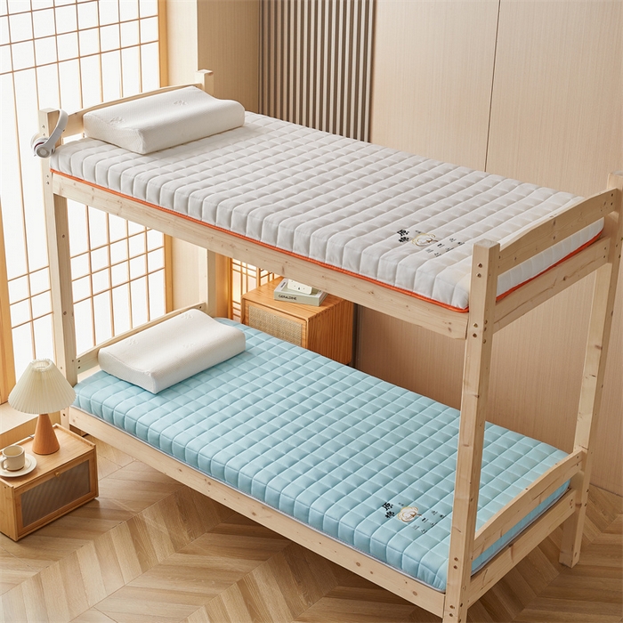 91家纺网 家纺一手货源 找家纺 艺博床垫 2025新款A类原棉棉花床垫--学生款 湖蓝-厚度6cm